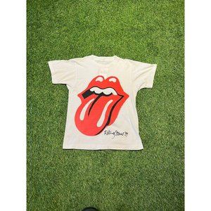 Vintage 1989 Rolling Stones tour band tee